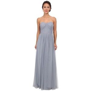 Adrianna Papell Strapless Infinity Tulle Gown NWT